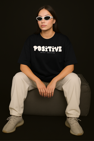 OVERSIZED GRAPHIC TEE – “POSITIVE STREET CULTURE