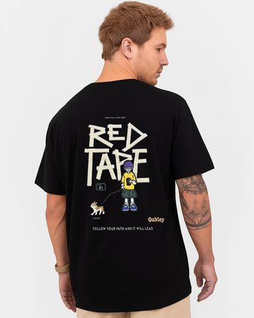 Oversized Graphic Tee – RED TAPE Series