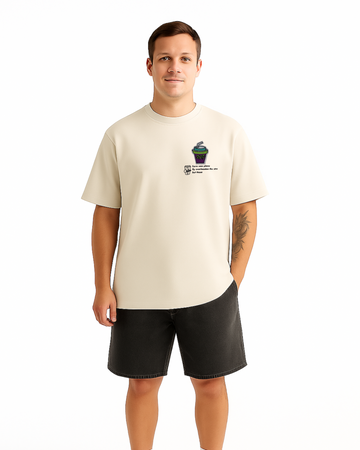 Nature Culture '25 Oversized Graphic Tee – Smoothie Edition