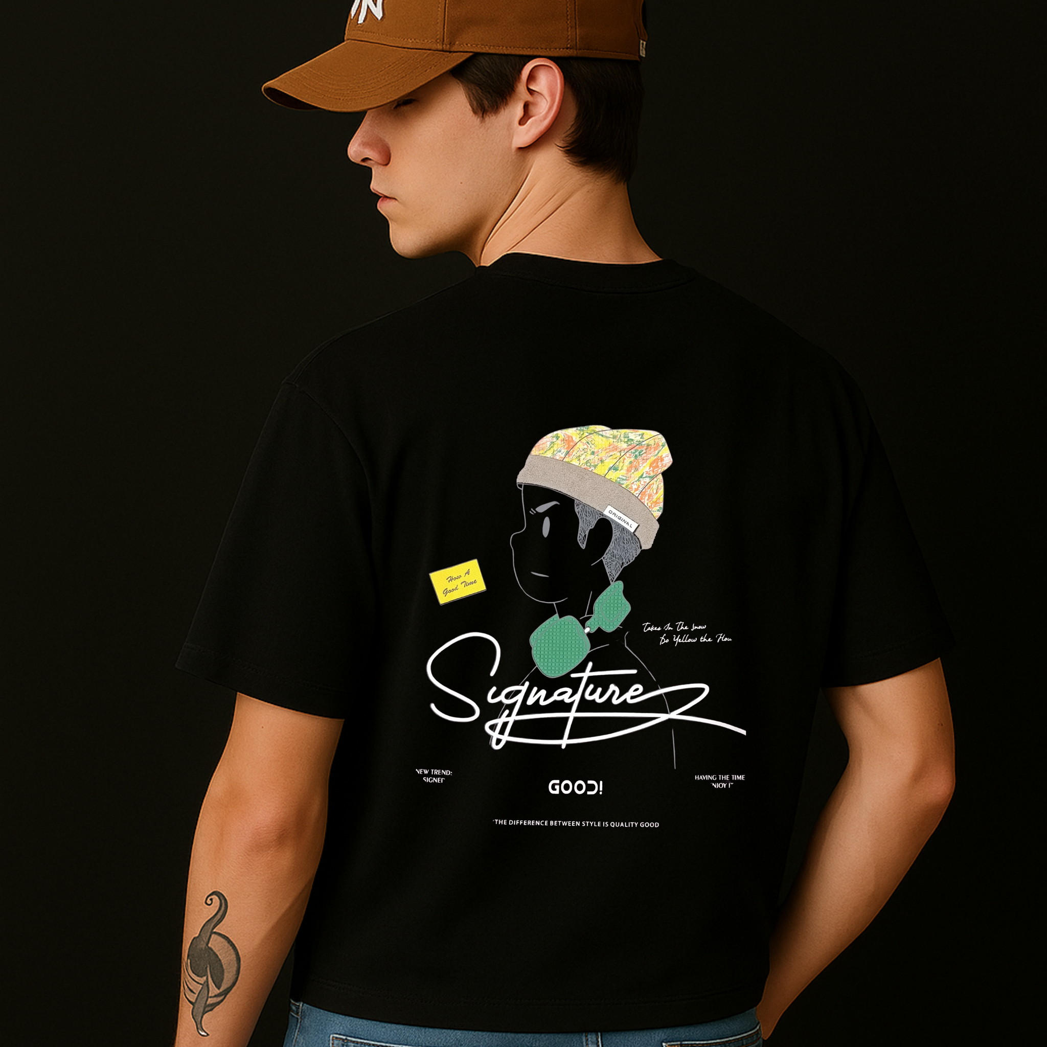 OVERSIZED GRAPHIC TEE – “SIGNATURE STREET CULTURE