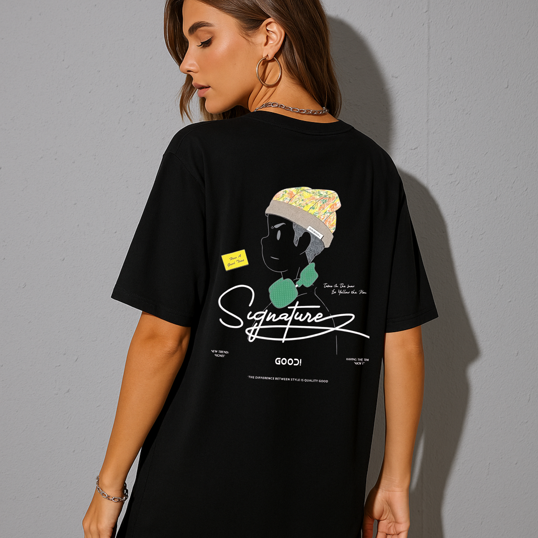 OVERSIZED GRAPHIC TEE – “SIGNATURE STREET CULTURE