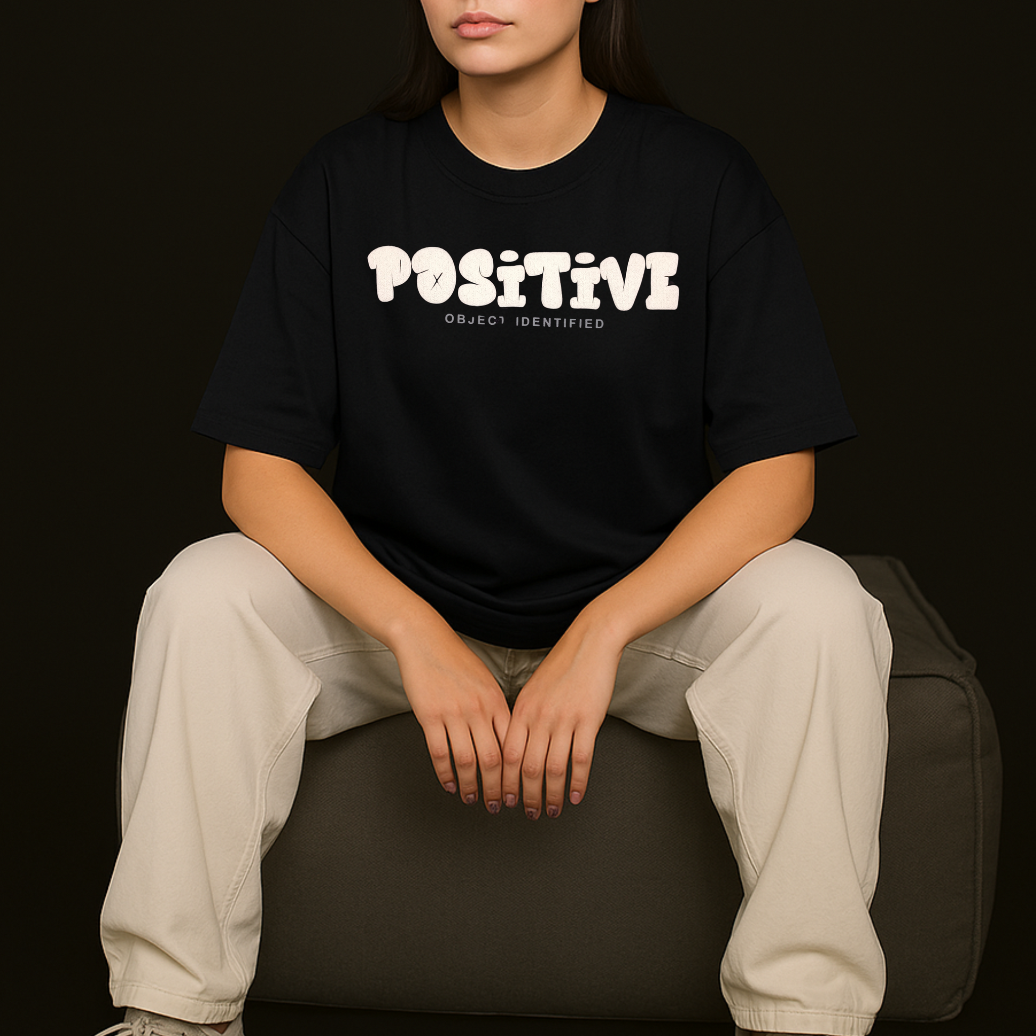 OVERSIZED GRAPHIC TEE – “POSITIVE STREET CULTURE
