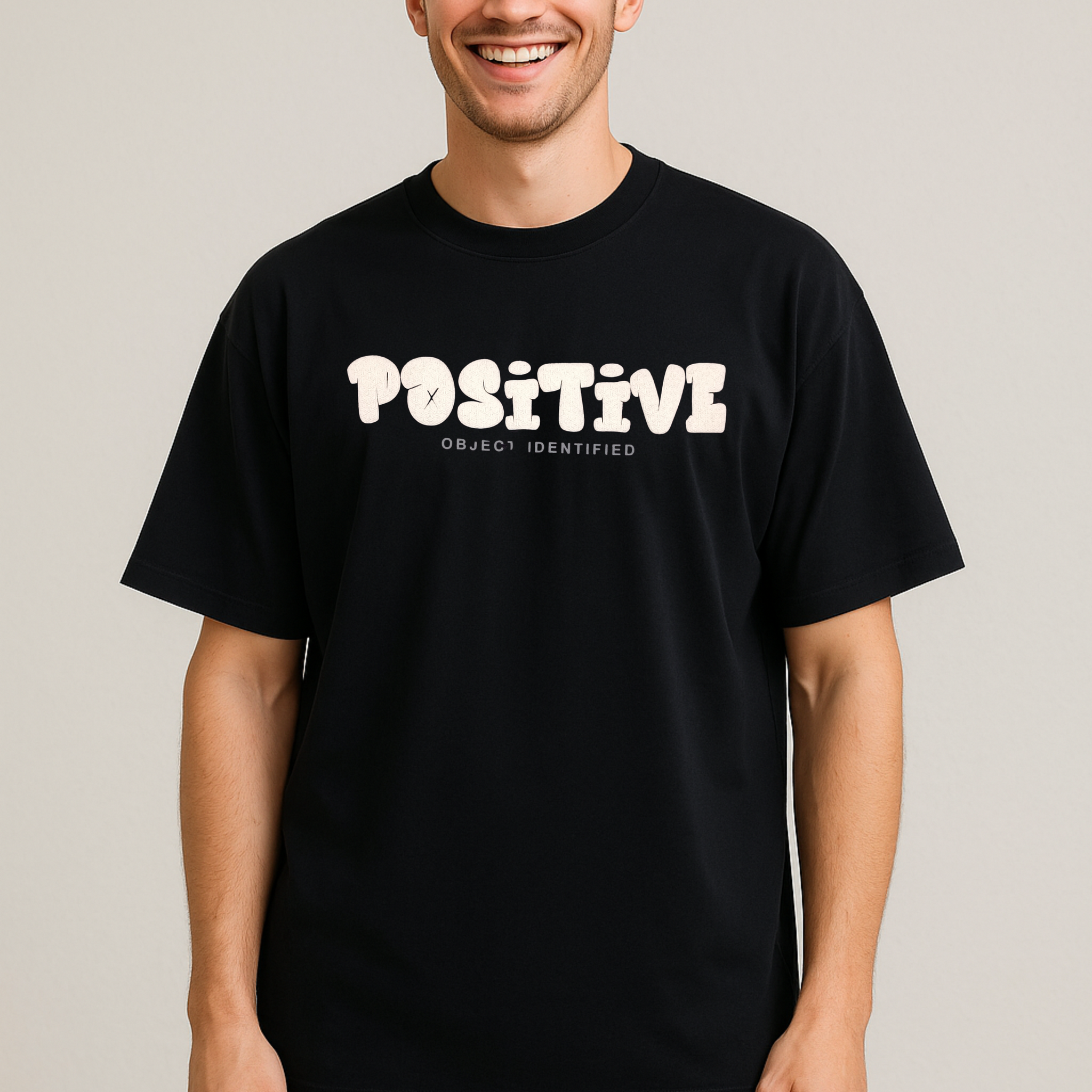 OVERSIZED GRAPHIC TEE – “POSITIVE STREET CULTURE”
