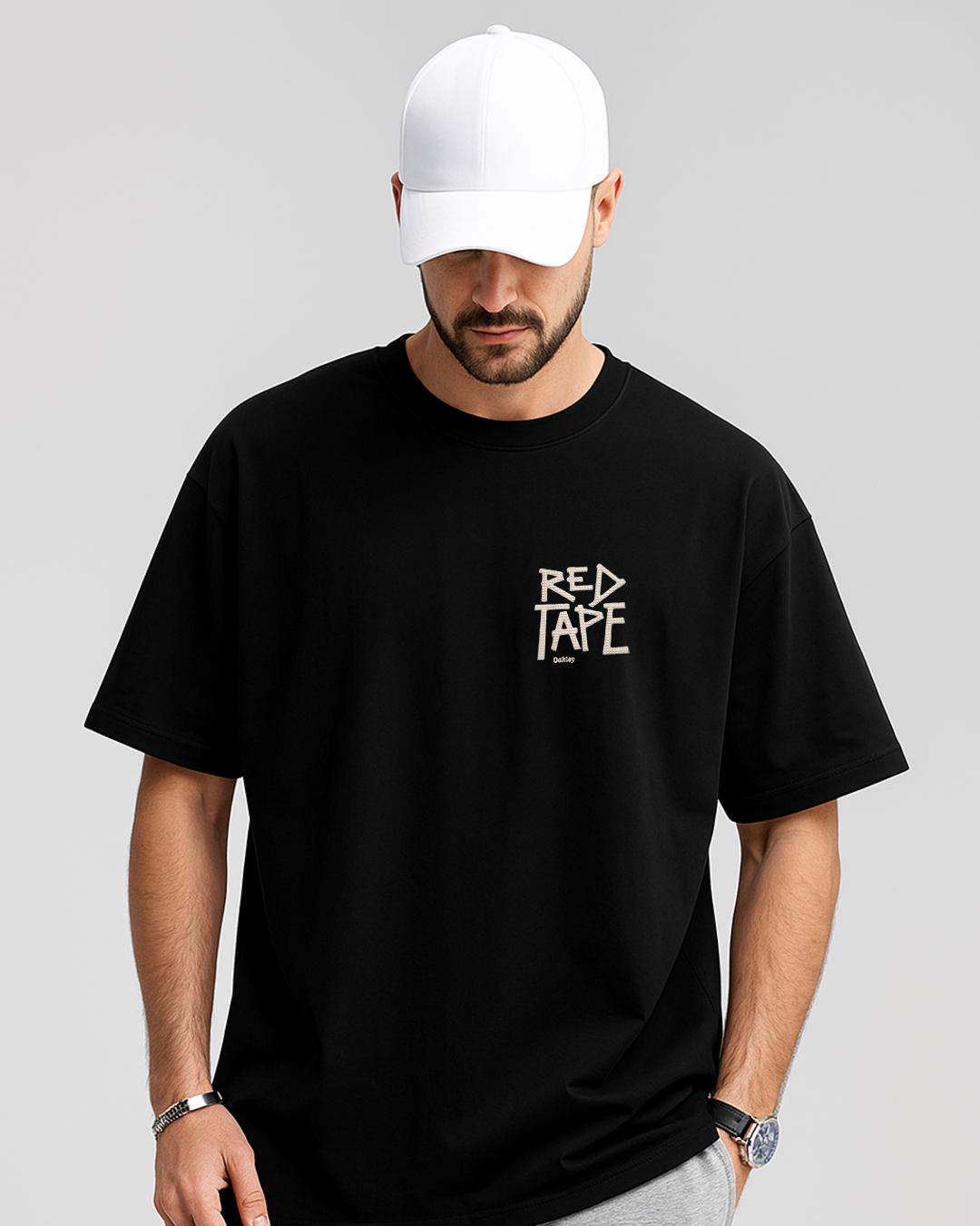 Oversized Graphic Tee – RED TAPE Series