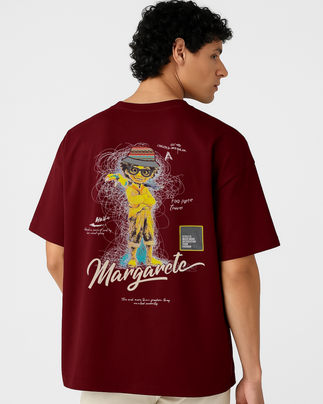 Margarete Series – Oversized Artistic Graphic Tees